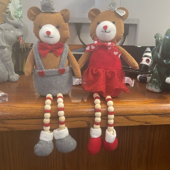 NWOT BEAR VALENTINE DECOR - Picture 1 of 1